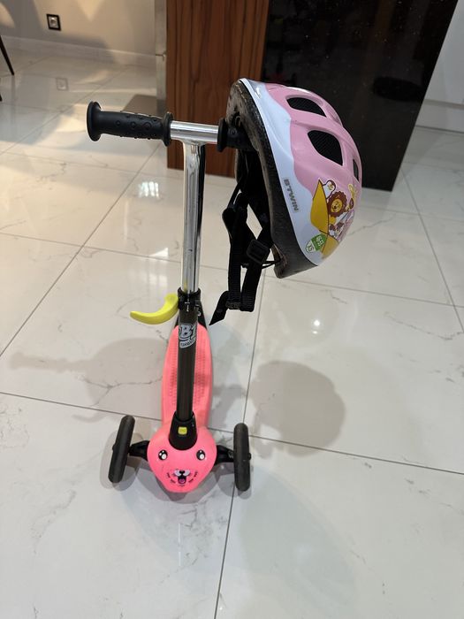 Hulajnoga trzykolowa+kask