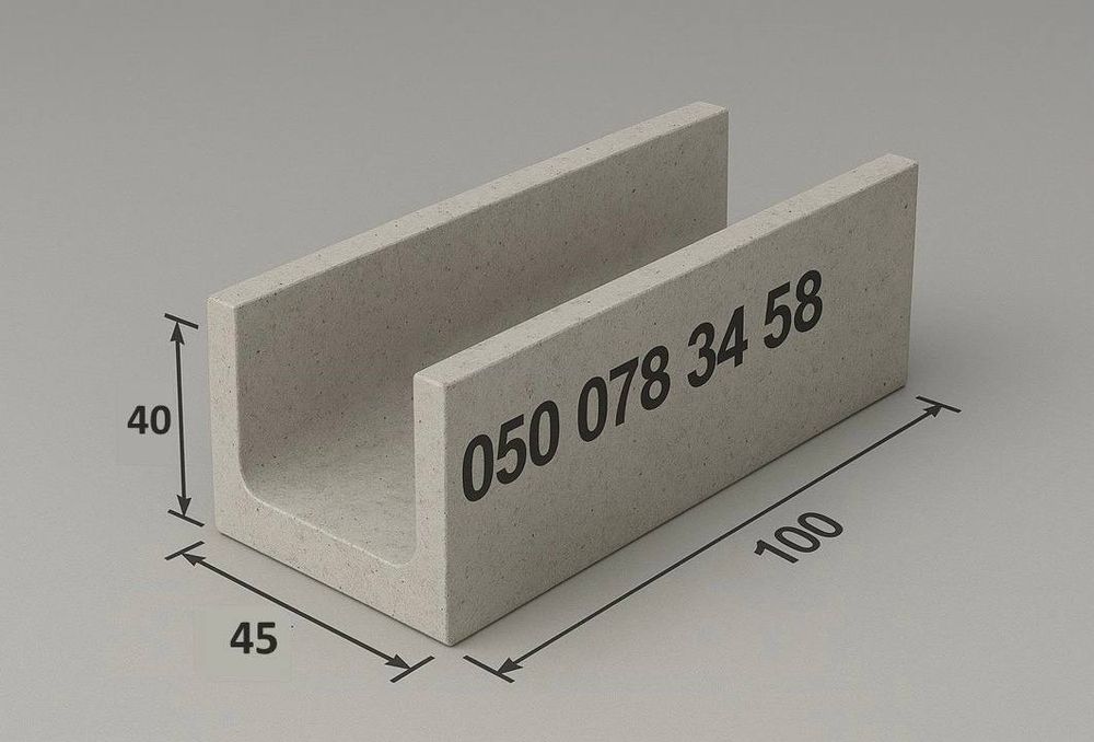 Кільця криничні каналізаційні лотки бетонні