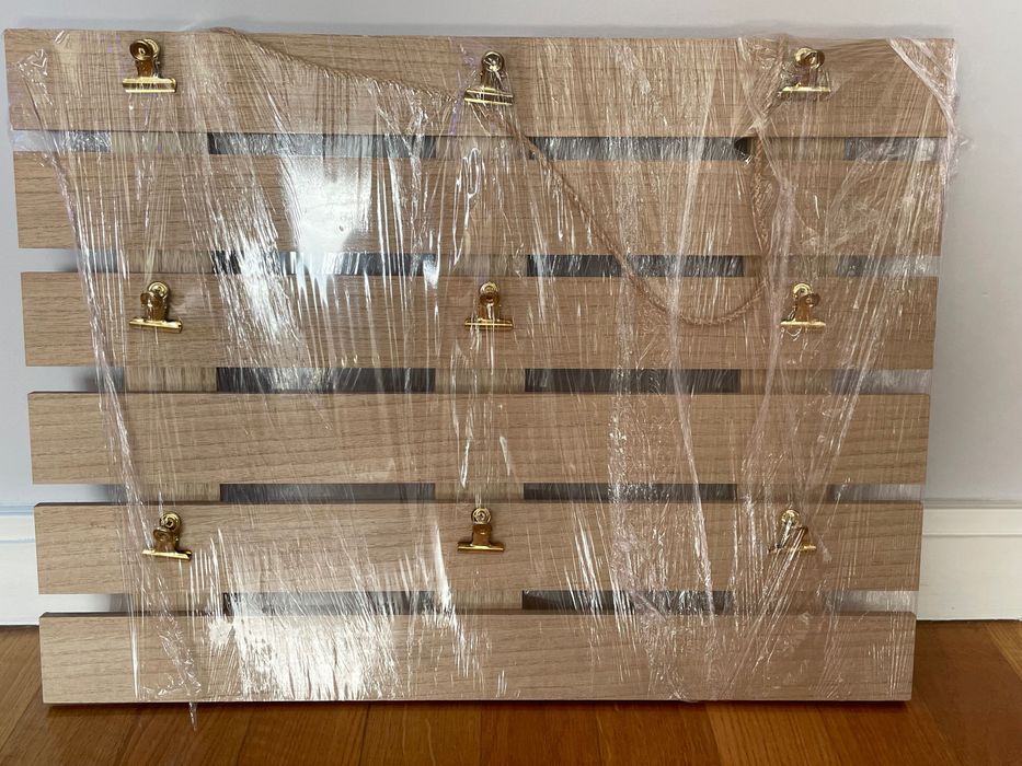 Moldura para fotos em forma de palete