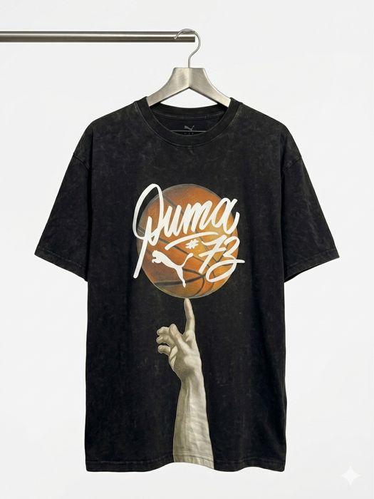 Оригинальная НОВАЯ баскетбольная футболка PUMA Dylan Exhibit Basketball Tee (PUMA Hoops)