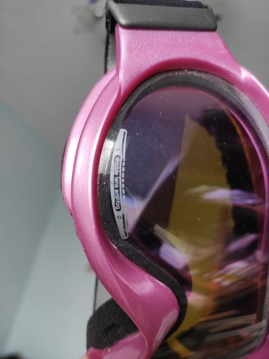 Окуляри лижні або сноуборд дитячі рожеві