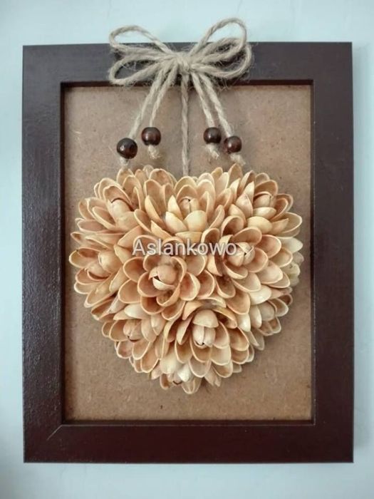 Łupinki pistacji do dekoracji diy