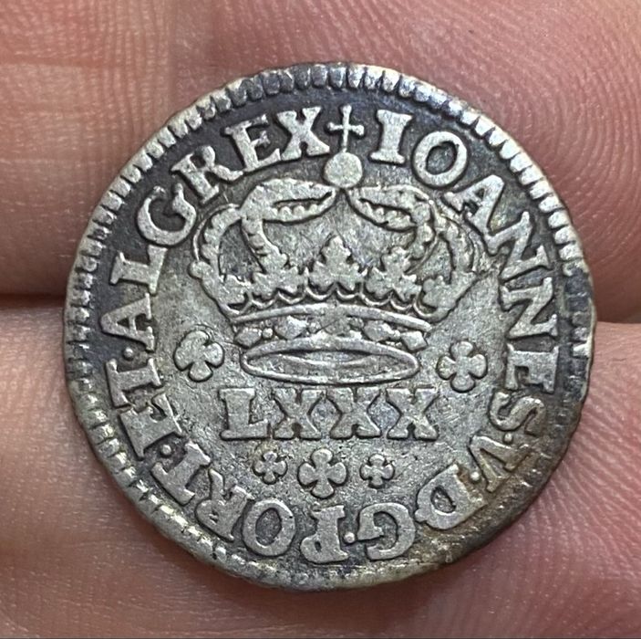 Coin 399 - Tostão 100 Reis of King João V