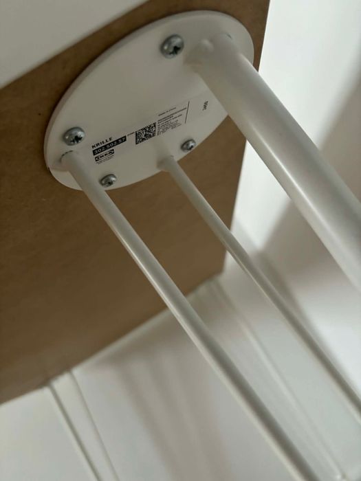 IKEA stół mobilny biurko na kółkach 100 x 60 biały