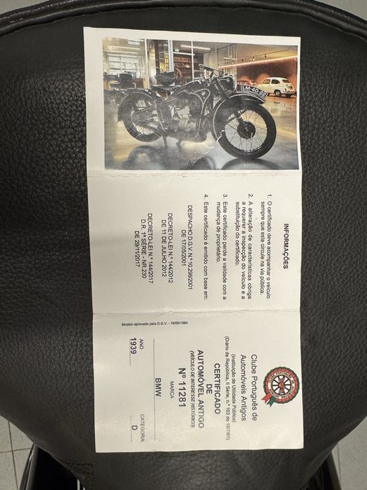 Bmw R35 1939 mota antiga