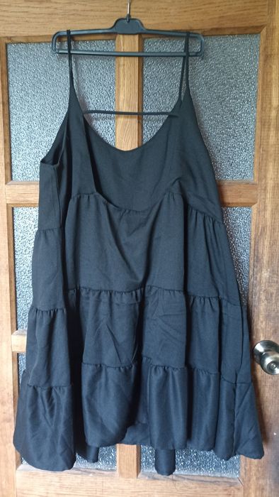 Чорна літня сукня boohoo