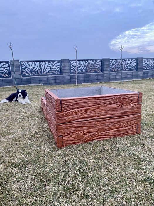 Warzywnik betonowy, rabata betonowa, warzywniak, rabatka, skrzynia