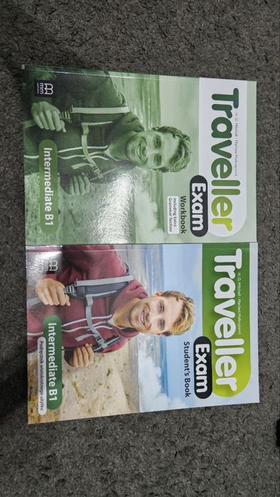 Podręcznik + ćwiczenia do j. Angielskiego traveller intermediate b1