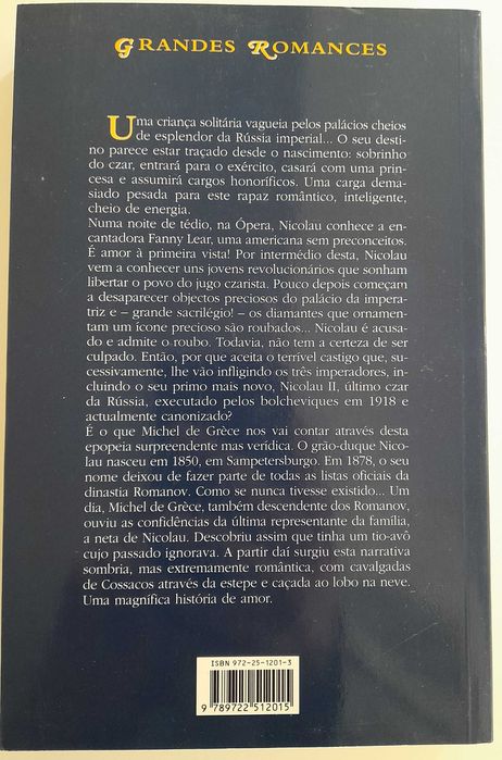 "A noite branca de Sampetersburgo", Michel de Grèce
