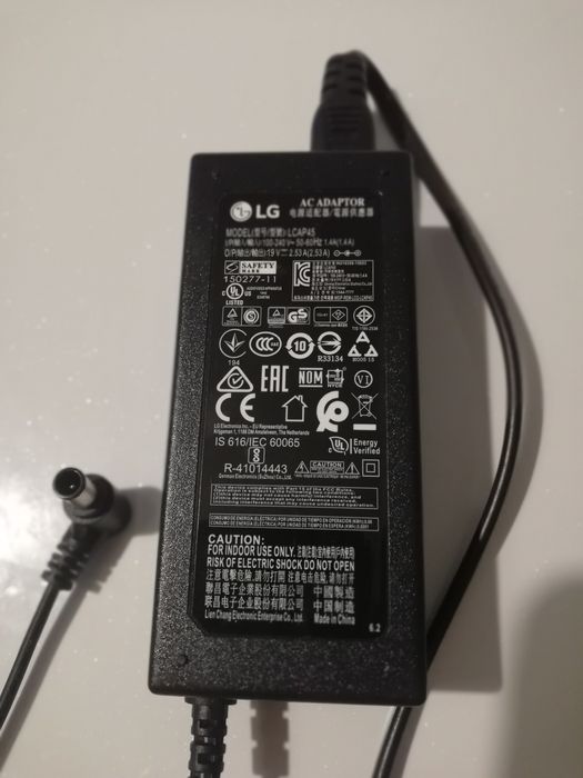 Zasilacz do laptopa-tableta Toshiba,LG, Sony,ASUS, Creative telewizji