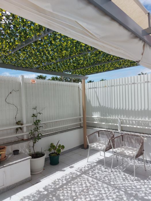 Pergola alumínio + trelissas