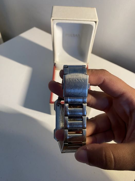 Relogio prateado Pulsar