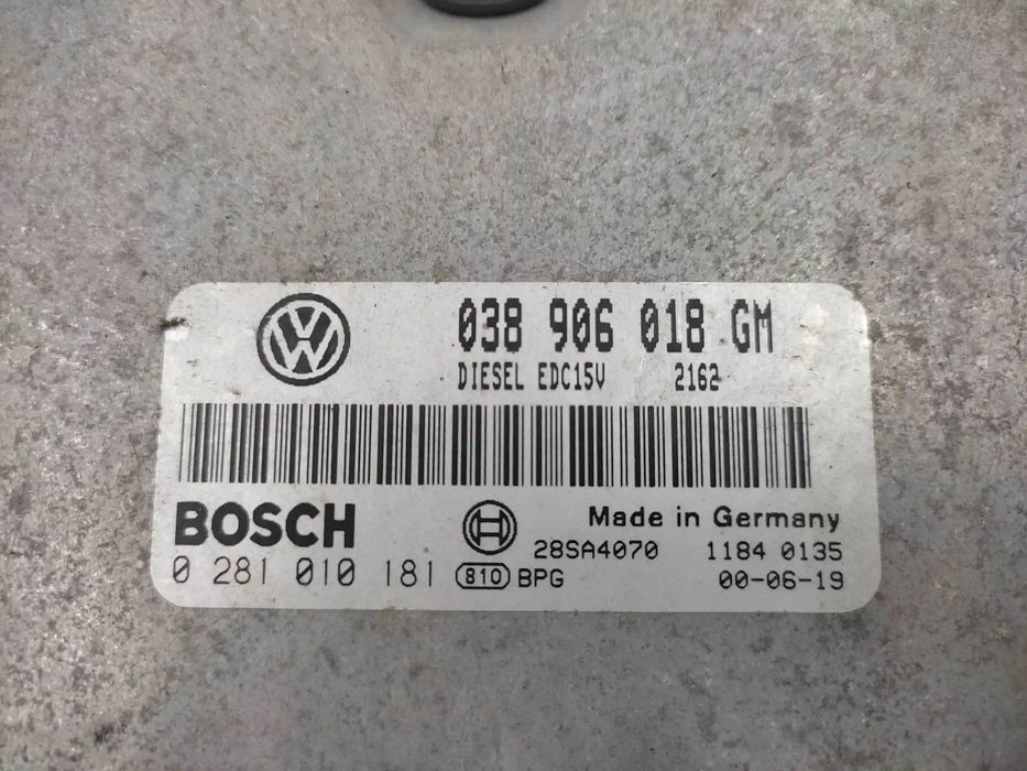 Centralina De Motor Uce 038906018GM 038906018BC 0281010181