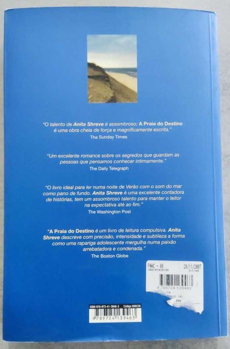 A praia do destino - Anita Shreve