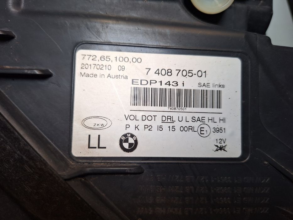 Продам фари Bmw 7series g 11-12 америка adaptive led