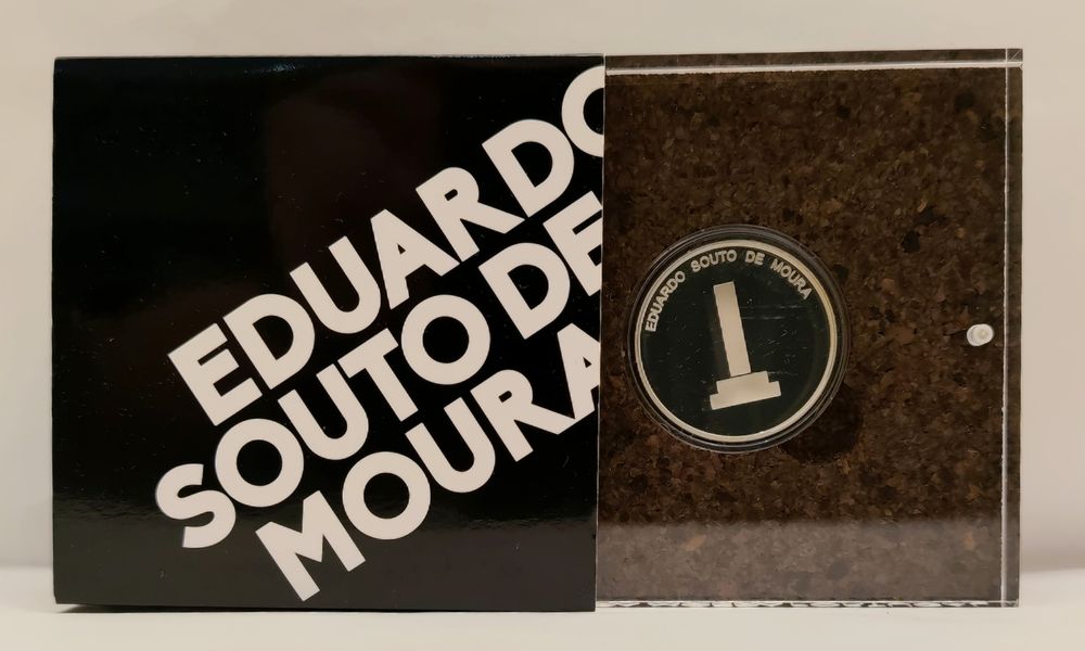 Moeda Prata Proof Eduardo Souto Moura