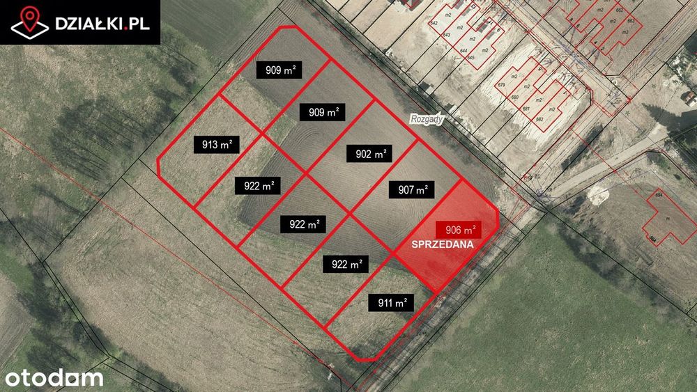 DZIAŁKA budowlana objęta MPZP