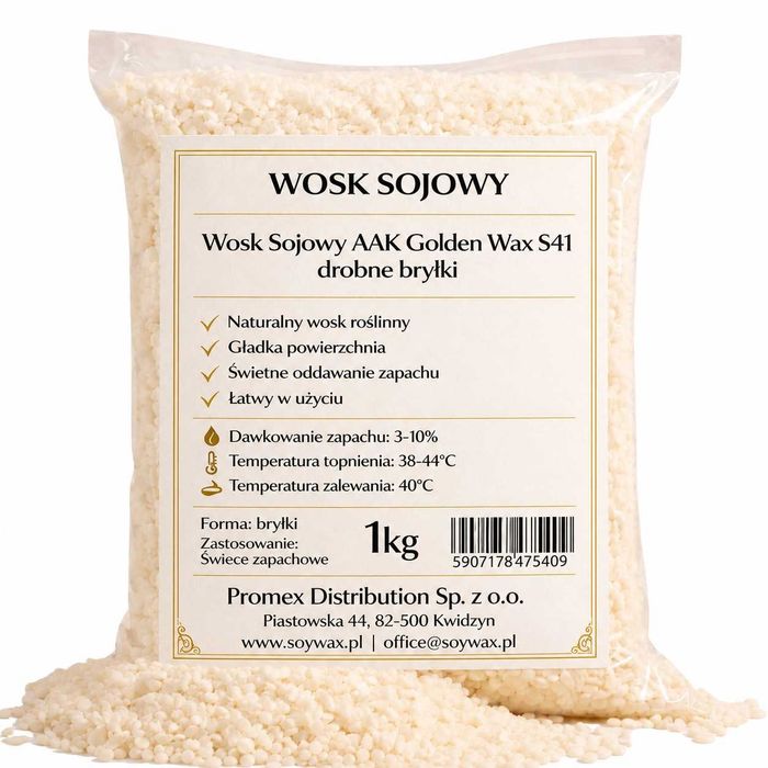 1kg Wosk Sojowy AAK Golden Wax S41 drobne bryłki od SoyWax.pl