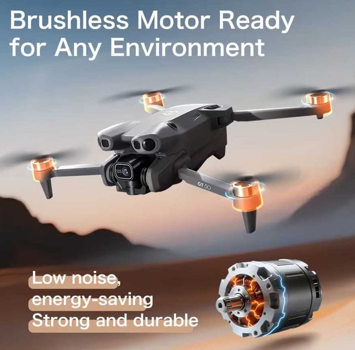 Dron GT50 z kamerą i pilotem sterowania