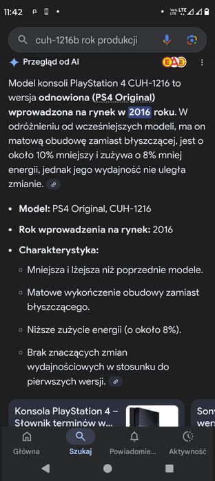 Ps4 fat 1tb sprawna 100% plus 2 gry