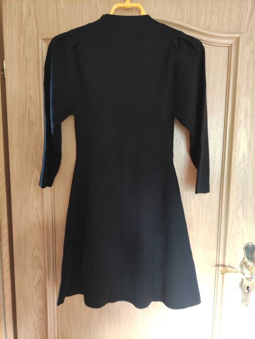 Czarna sukienka dzianinową, rozm. XS, MANGO, NOWA!
