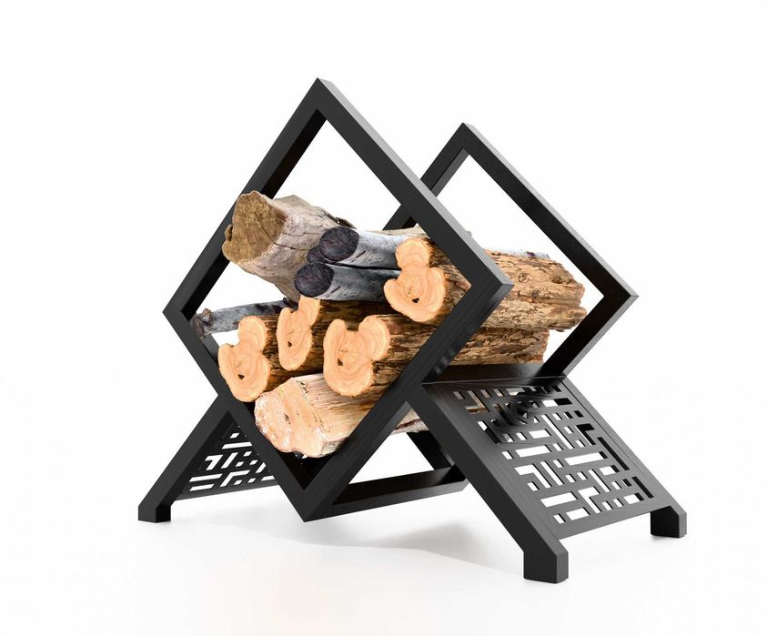 Stojak na drewno kominkowe