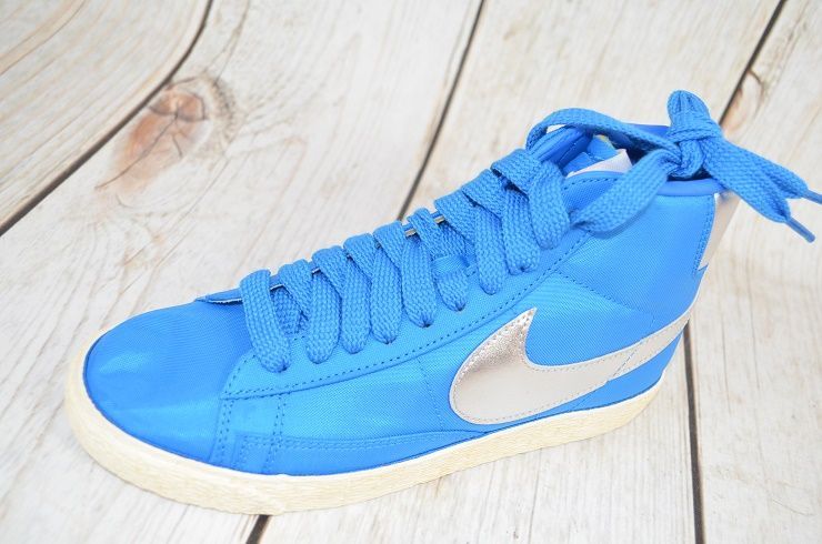 BUTY NIKE WMNS BLAZER HIGH ADIDASY damskie niebieskie R 35,5 nowe