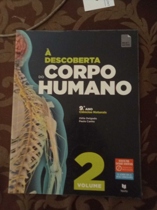 Livro + caderno de atividades ciencias naturais 9º ano - à descoberta do corpo humano