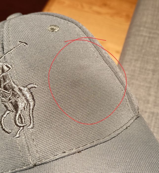 Czapka z daszkiem Ralph Lauren szara