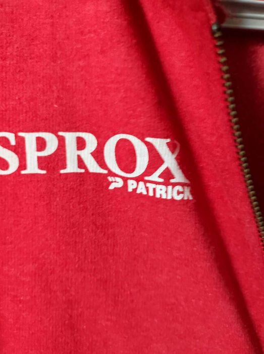 Patrick sportowa bluza zasuwana z kapturem kieszenie ocieplana