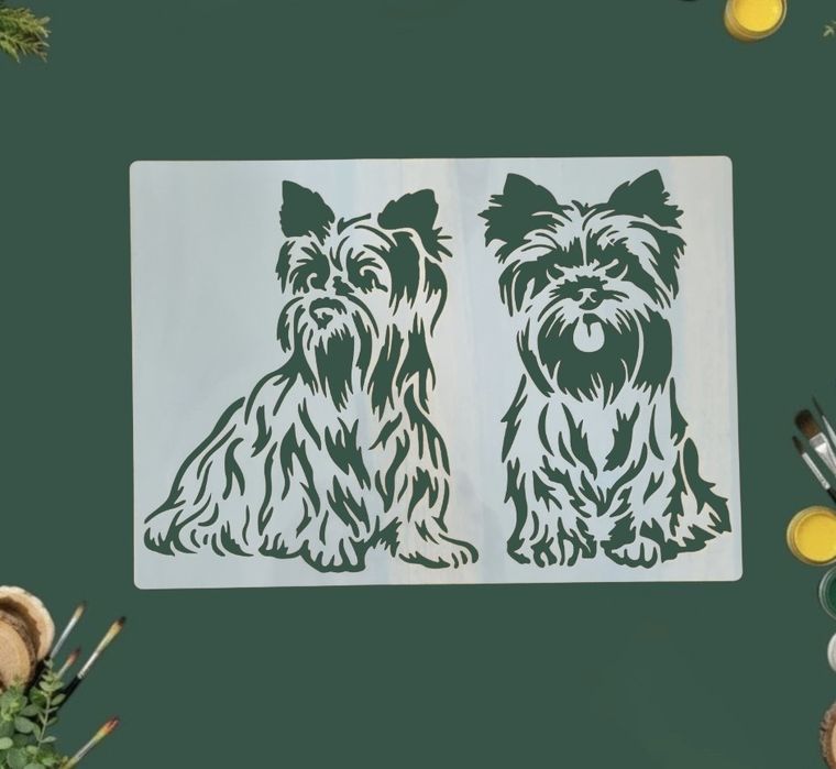 Szablon Malarski - Yorkshire Terrier Nr 16