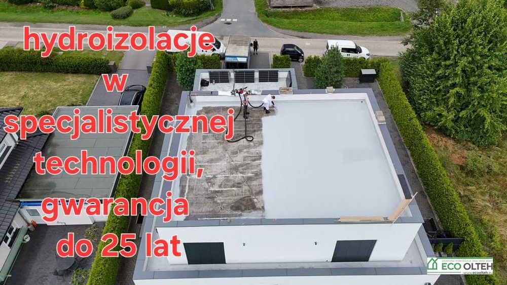 uszczelnianie tarasów, balkonów, dachów