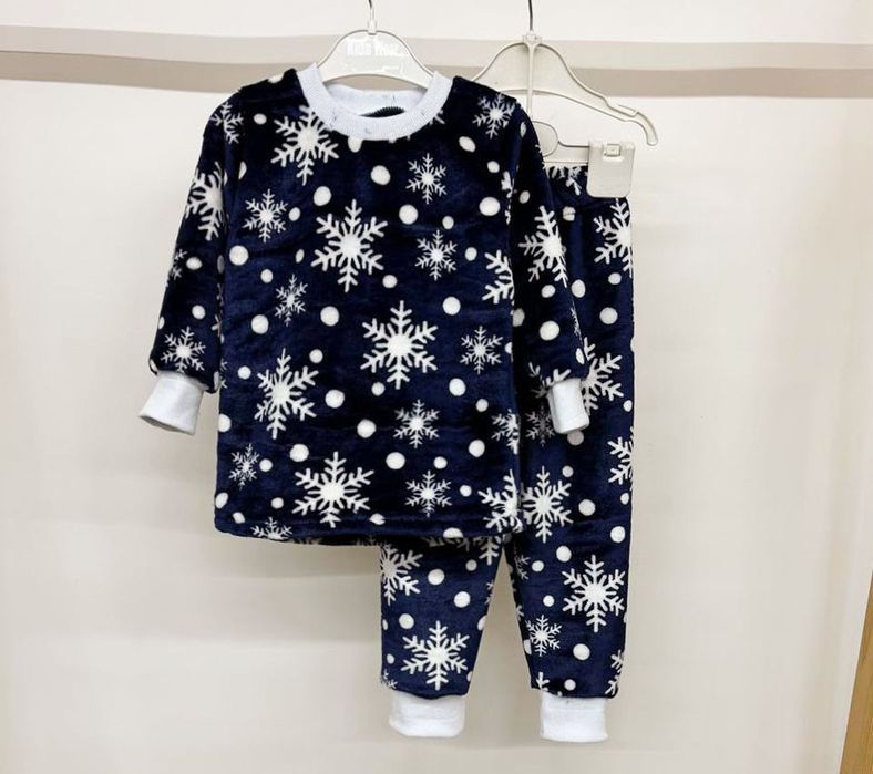 Дитяча тепла махрова піжамка