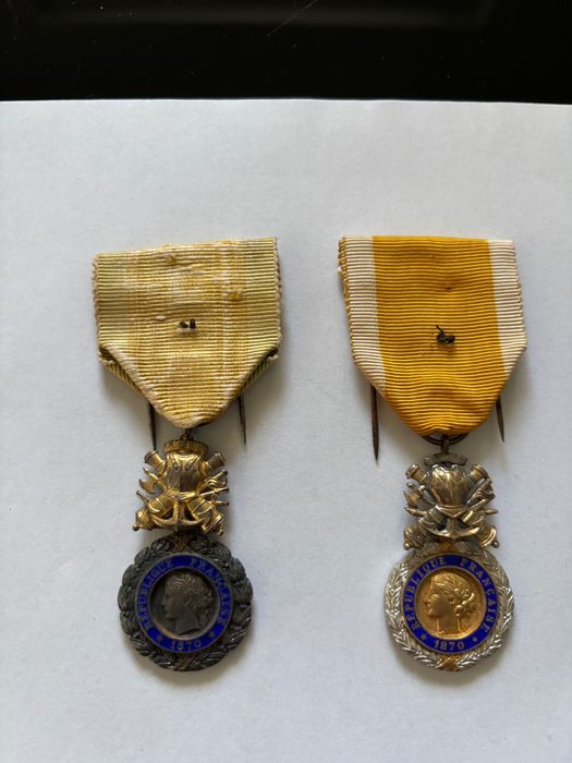 Medalhas francesas primeira e segunda guerras mundiais
