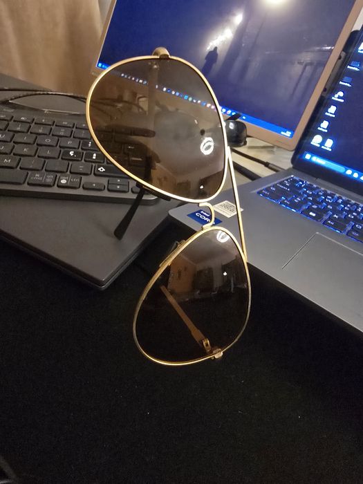 Oculos de sol lente acastanhada