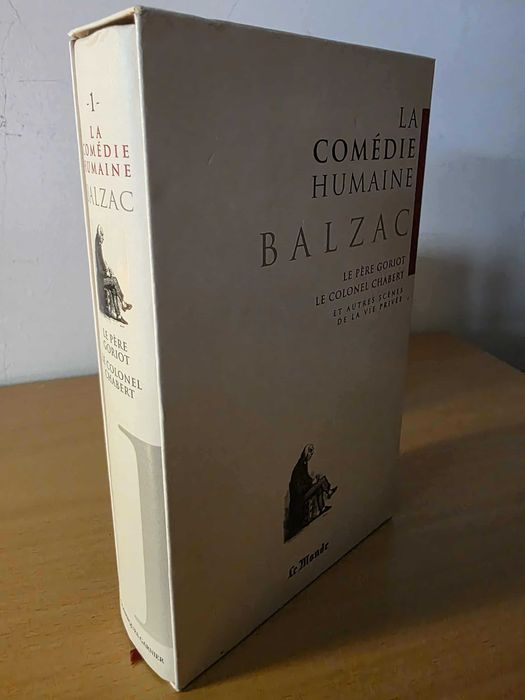 Livro vol. I de "La Comédie Humaine" de Balzac