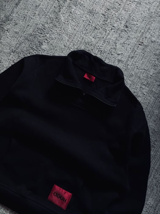 Hugo Boss Daipeh zip чорна гарна кофта