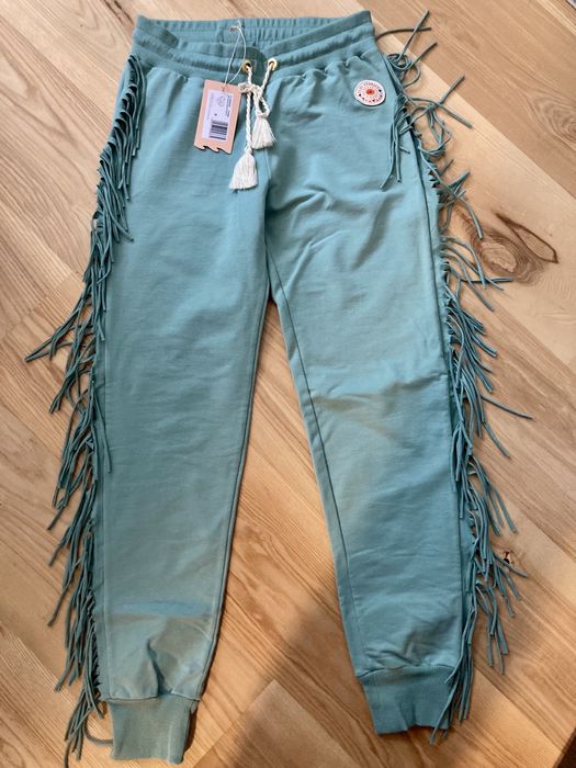 Spodnie dresowe z frędzlami Femi Stories rozm.S