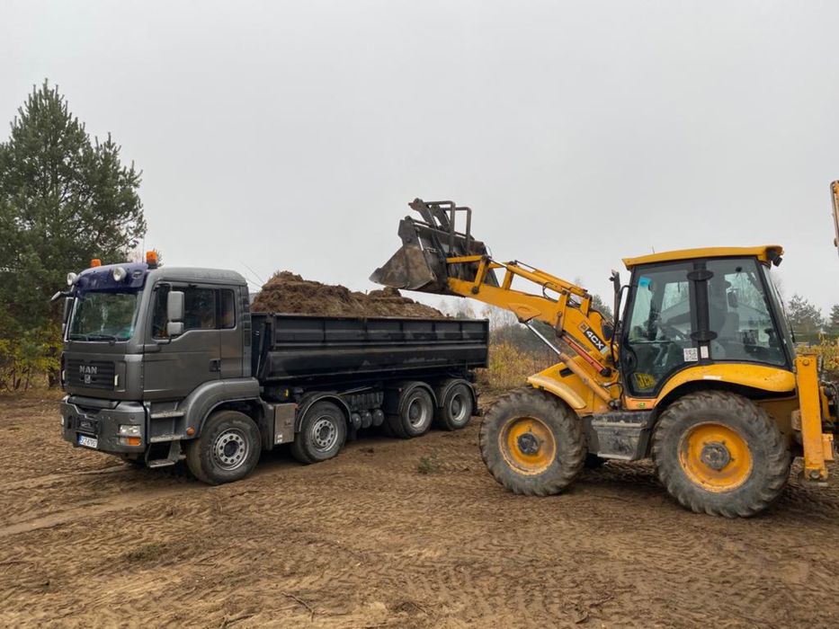 Transport, wywrotka 4-osiowa, wanna, wywóz