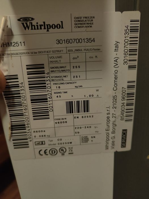 Zamrażarka Whirlpool Busko-Zdrój • OLX.pl