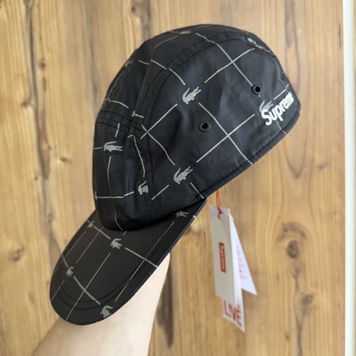 Оригінальна рефлективна кепка Supreme x Lacoste