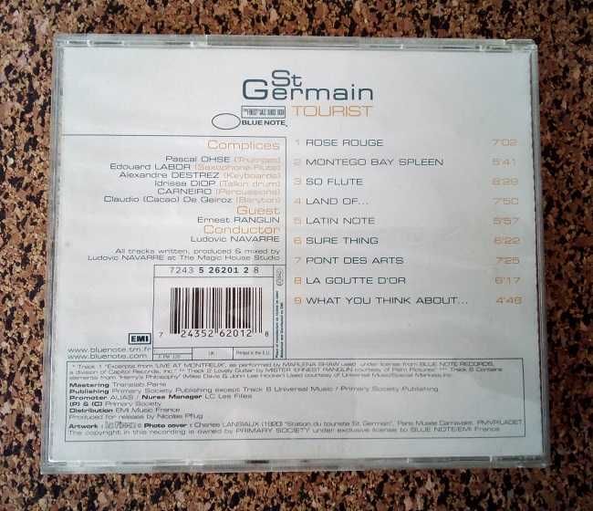 CD Original - St Germain: Tourist