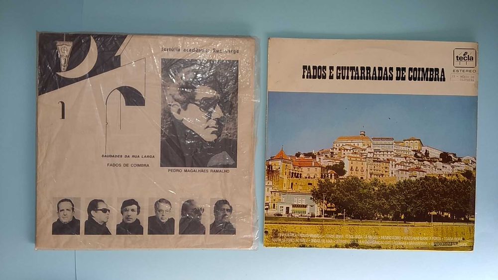 8 discos LP Amália, José Afonso, Fados de Coimbra, etc