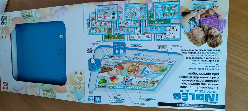 Quadro interativo para aprender Inglês