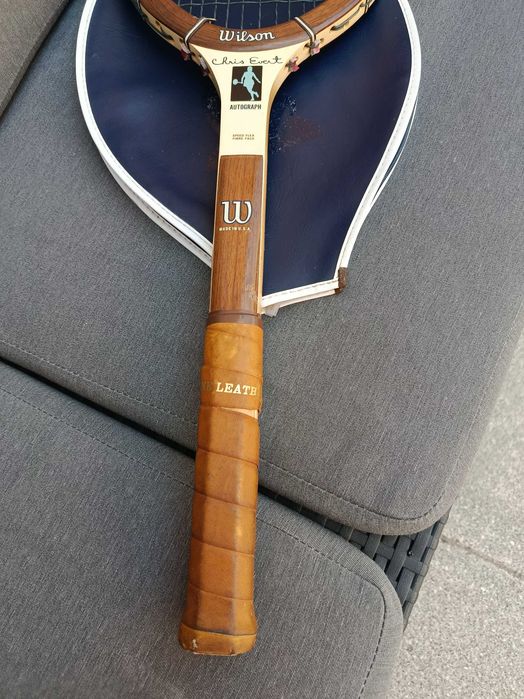 Conjunto Raquete Ténis Wilson, Chris Evert Autograph + Bolsa