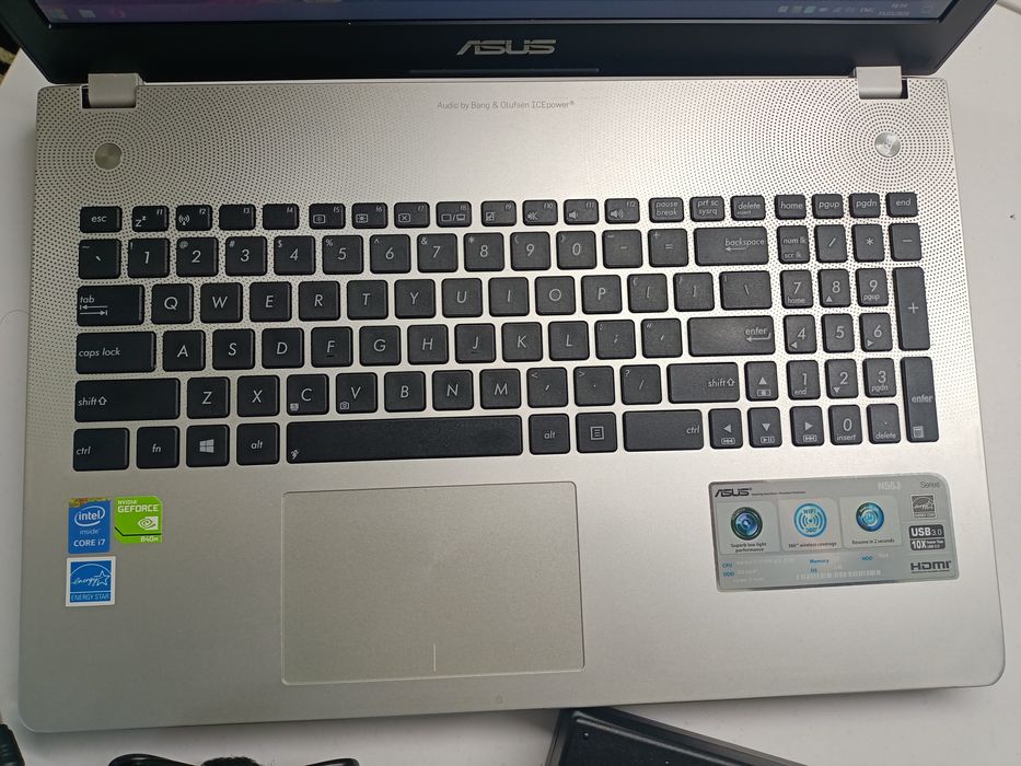 Asus N56JN-Eb71/ Intel i7 4710HQ/GeForce 840m 2g/ 8 ram /hdd 750 g