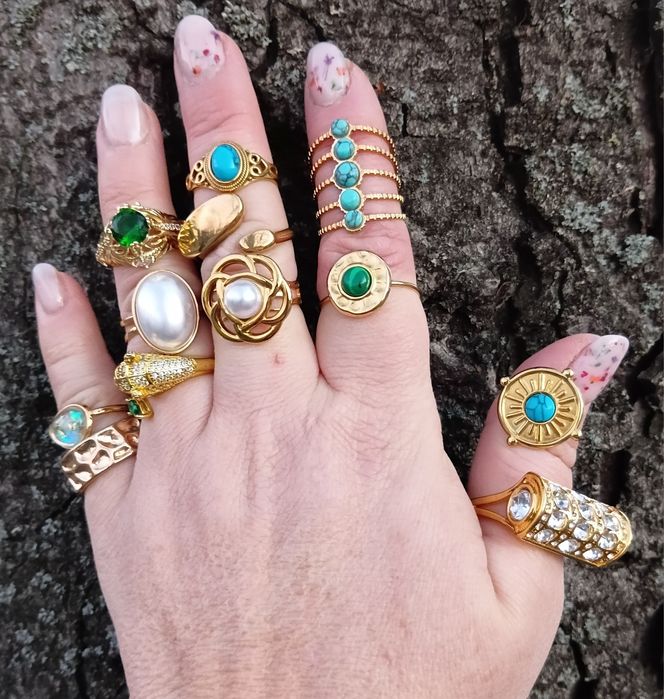 Вінтажні прикраси сережки Кліпси monet,кільця, позолота