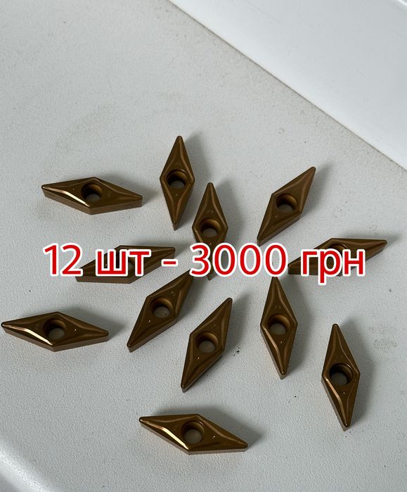 Токарні пластини TaeguTec VBMT 1604 FA TT8125 (12 шт)