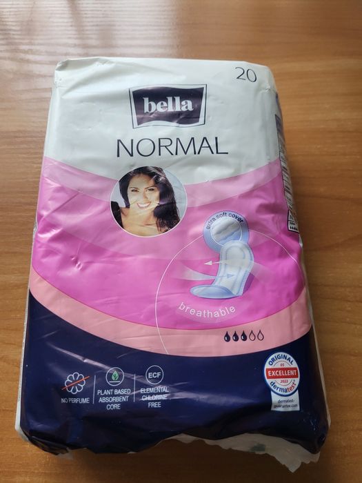 Продам прокладки гігієнічні BELLA Normal.  20 шт в упаковці.
