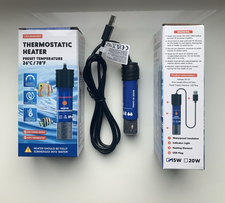 Міні usb нагрівач 15ватт